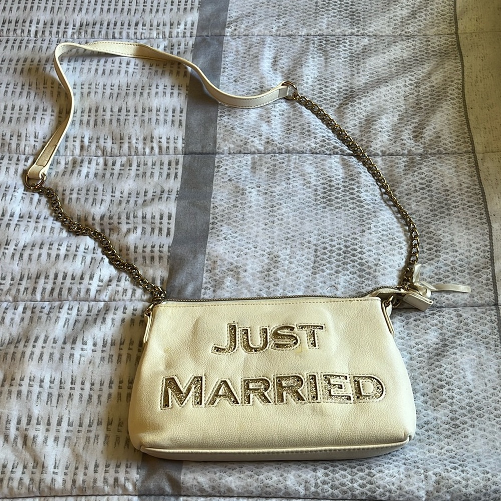 Betsey Johnson “Just Married” Crossbody Bag